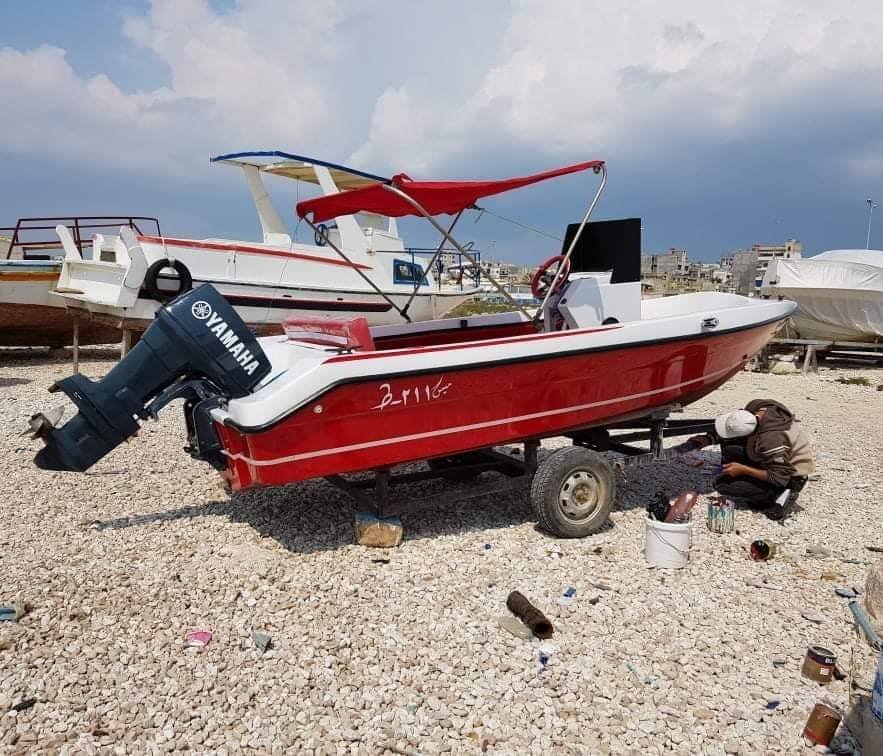 Boats for sell in Syria, Latakia Boats for sell, Length 5 meter,Yamaha Motor