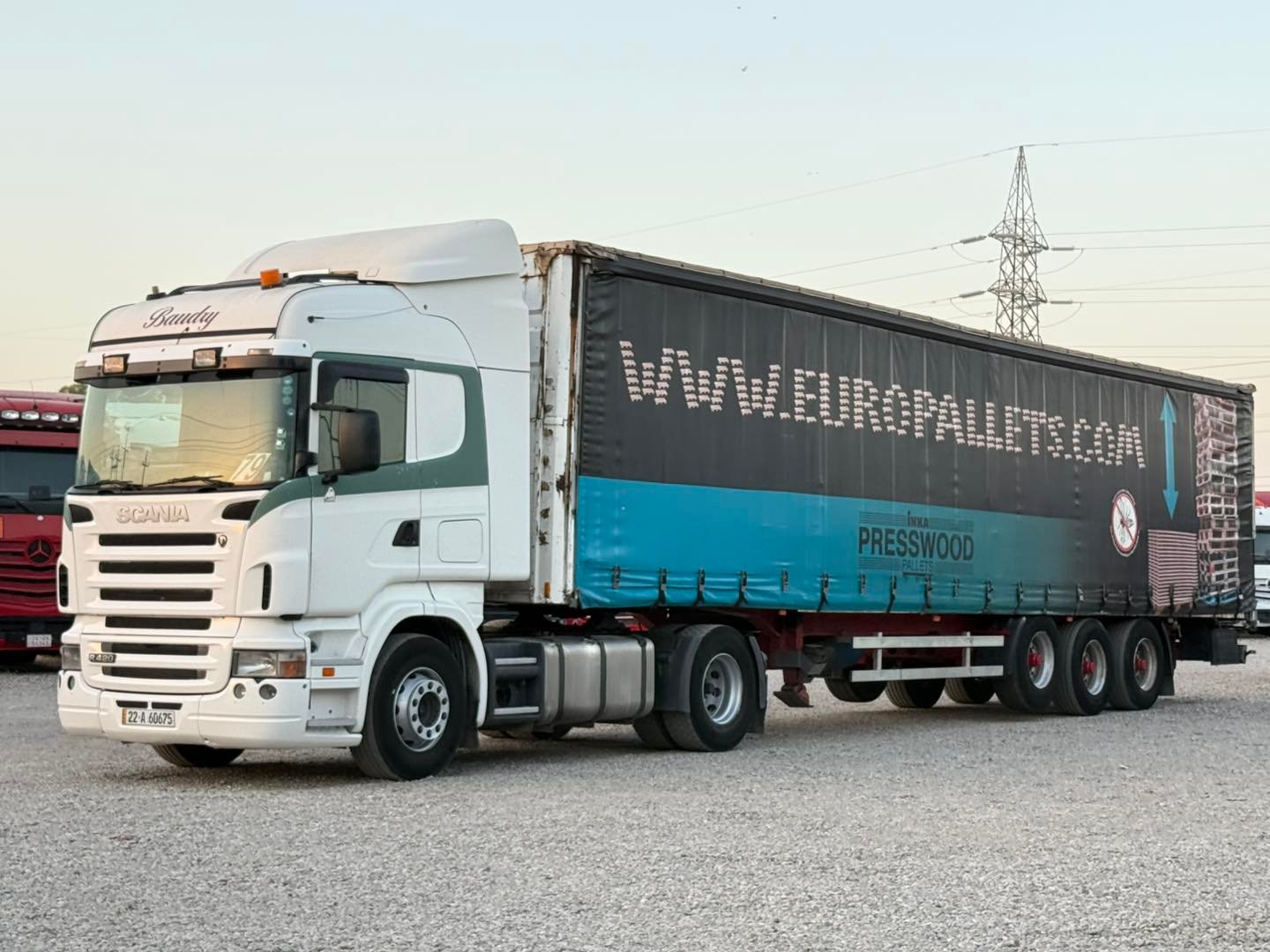 Trucks for Export to Syria, Tent Truck, Syria Scania Truck, Double Cabin