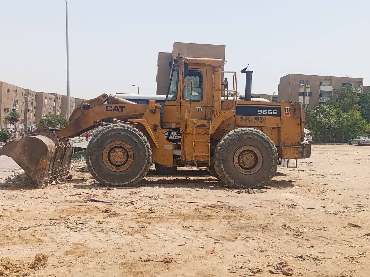 لودر 966E موديل 1990 بلجيكي تواجد حماة