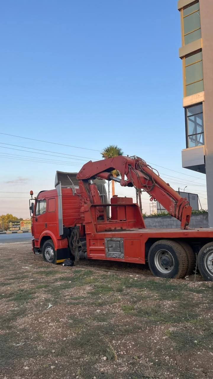 رافعة موديل 80 محول 90 ماتور 44 مرخص ونش 17 طن، تواجد حلب، أكبر سوق عربي لبيع المعدات الثقيلة
