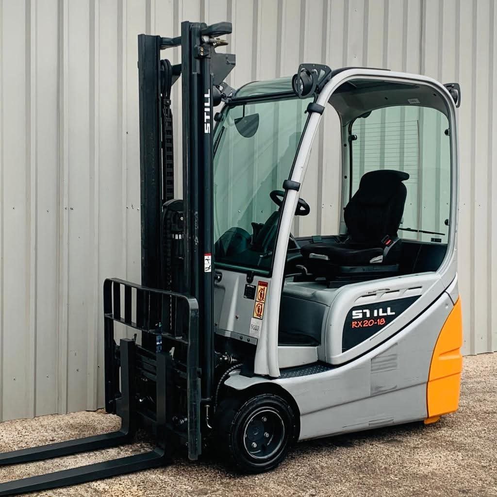 ستافة كهربائية للبيع في سوريا، فوركليفت كهرباء STILL RX20-18 ألمانية موديل 2015 بحالة ممتازة، تواجد إدلب، أفضل أسعار الرافعات الكهربائية والمعدات الثقيلة