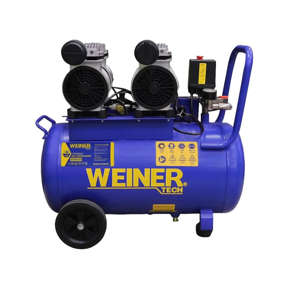 كمبرسور هواء كاتم - 50 لتر - 1.5 حصان - WEINER استيراد من السعودية, توصيل لكل محافظات سوريا