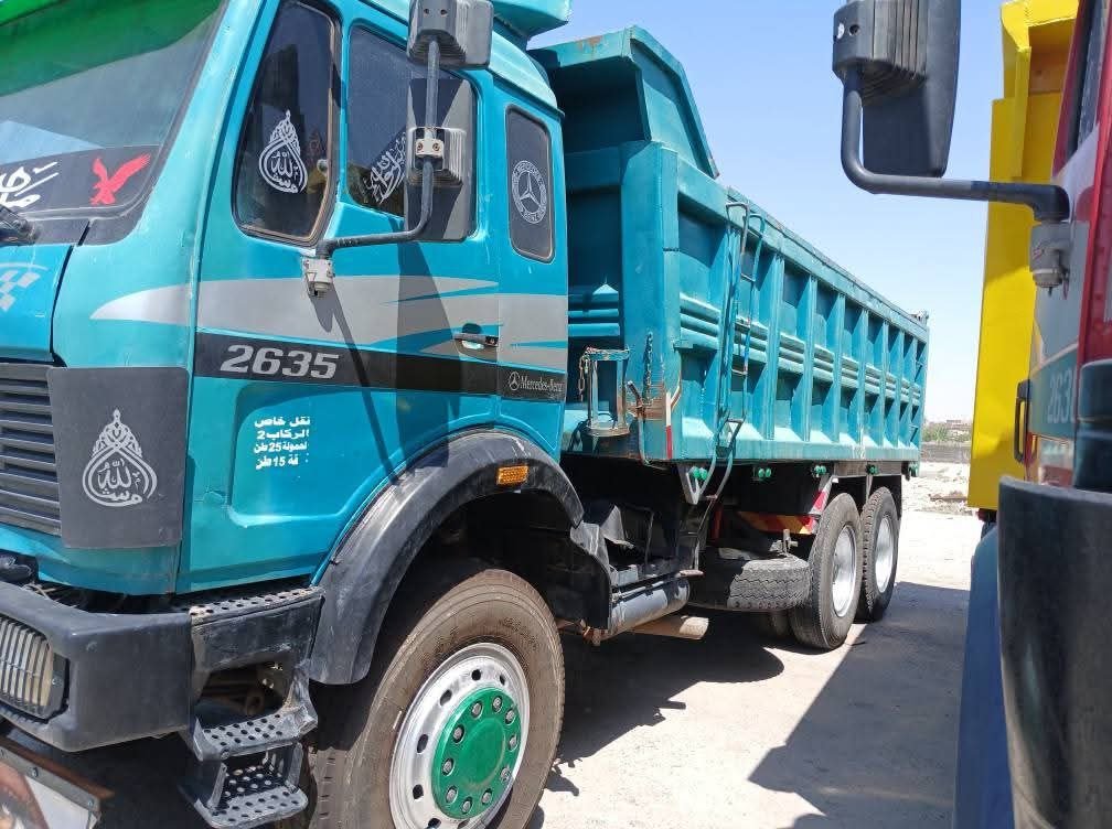 شاحنة قلاب للبيع في سوريا, قلاب مرسيدس مديل1988 تواجد ديرالزور, يوجد توصيل لجميع محافظات سوريا