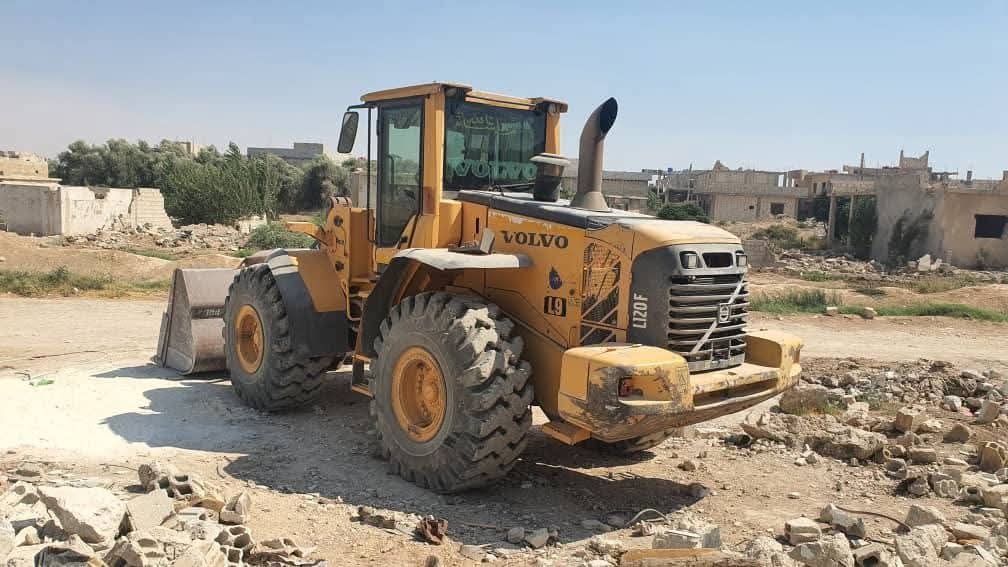 تركسات للبيع في دمشق, لودر فولفو L120 سي مديل 2008 تواجد دمشق, أفضل موقع لبيع المعدات الثقيلة في سوريا