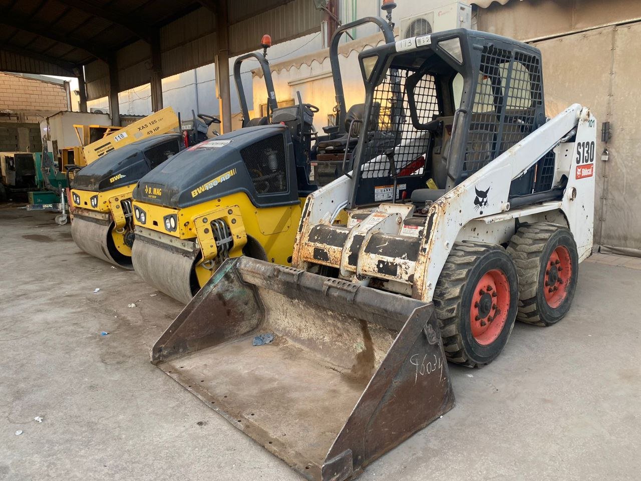 بوبكات للبيع في سوريا , Bobcat S130 موديل 2013 امكانية التوصيل لكل المحافظات السورية , أفضل موقع لبيع المعدات الثقيلة في سوريا