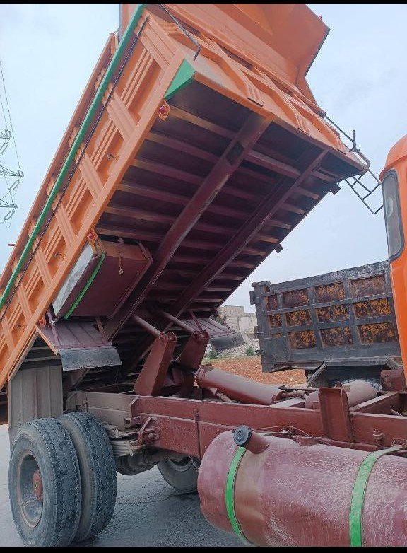 Dump truck for sale in Syria, Mercedes 460 model 1970 located in Aleppo, the best site for selling trucks and heavy equipment in Syria.