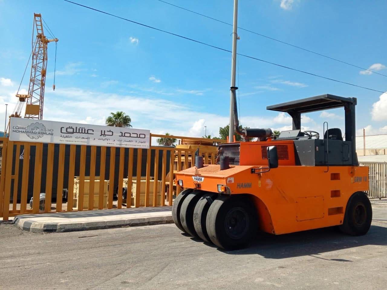 Hamm roller for sale in Syria, Hamm 252 model 2015 located in Damascus, the best site for selling trucks and heavy equipment in Syria