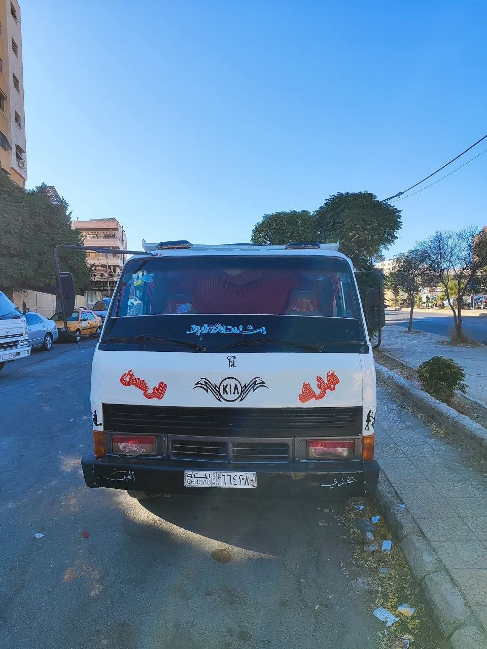 Kia truck for sale in Damascus, Kia 3600 model 1996 located in Damascus, the best site for selling trucks and heavy equipment in Syria