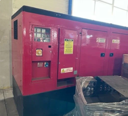 HIMOINSA generator for sale, HIMOINSA HPW-210, 2006 model, imported from Europe. The best site for selling trucks and heavy equipment in Syria.