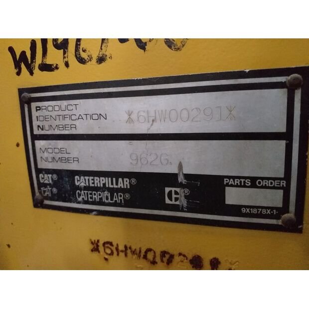 لودر Caterpillar للبيع,  Caterpillar 962G موديل 1999 استيراد من اوروبا, أفضل موقع لبيع الشاحنات والمعدات الثقيلة في سوريا