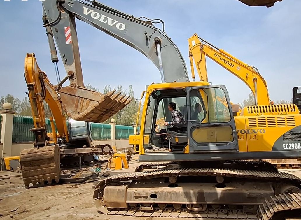 Volvo 290 Excavator, 2012 Model, and Volvo 240 Excavator, 2023 Model