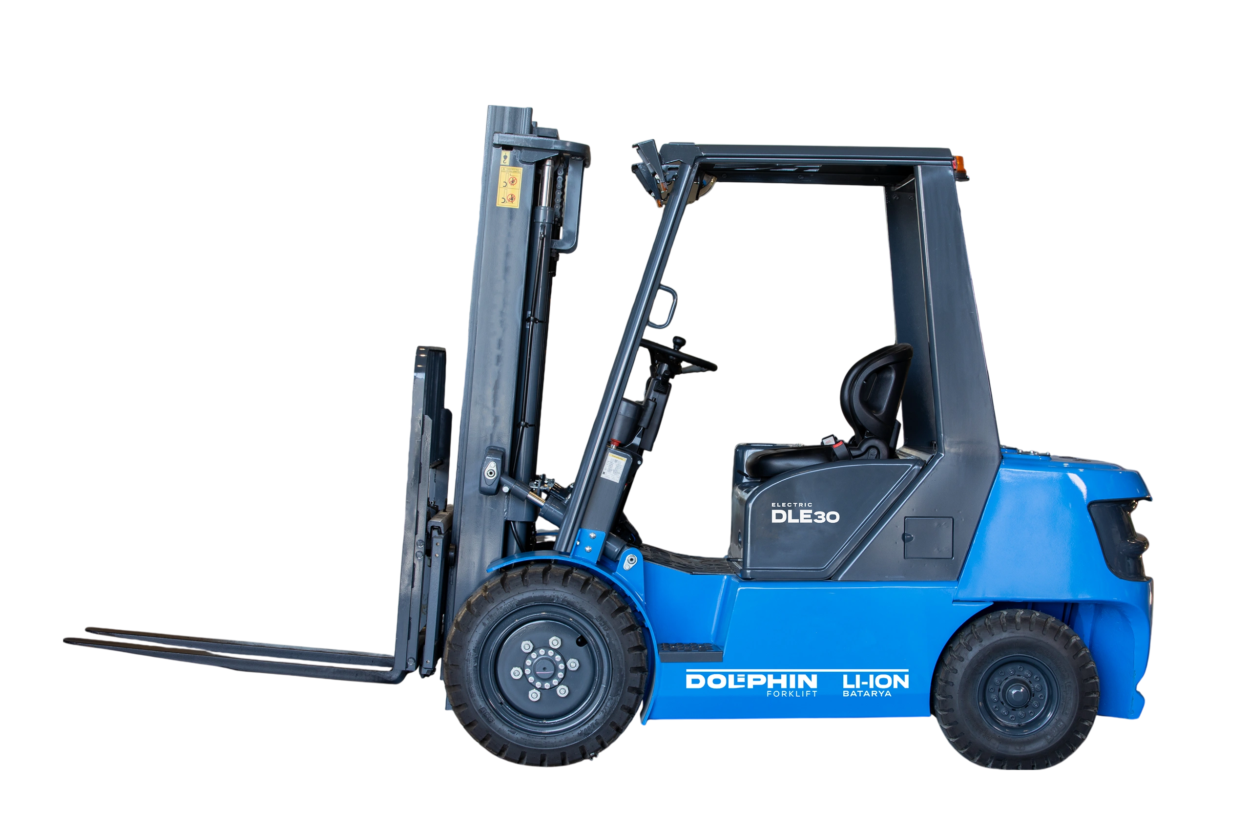 DOLPHIN Forklift Li-ION DLE-30 | 3 Ton Electric Forklift, for Import from Turkey (4.7M Lift)