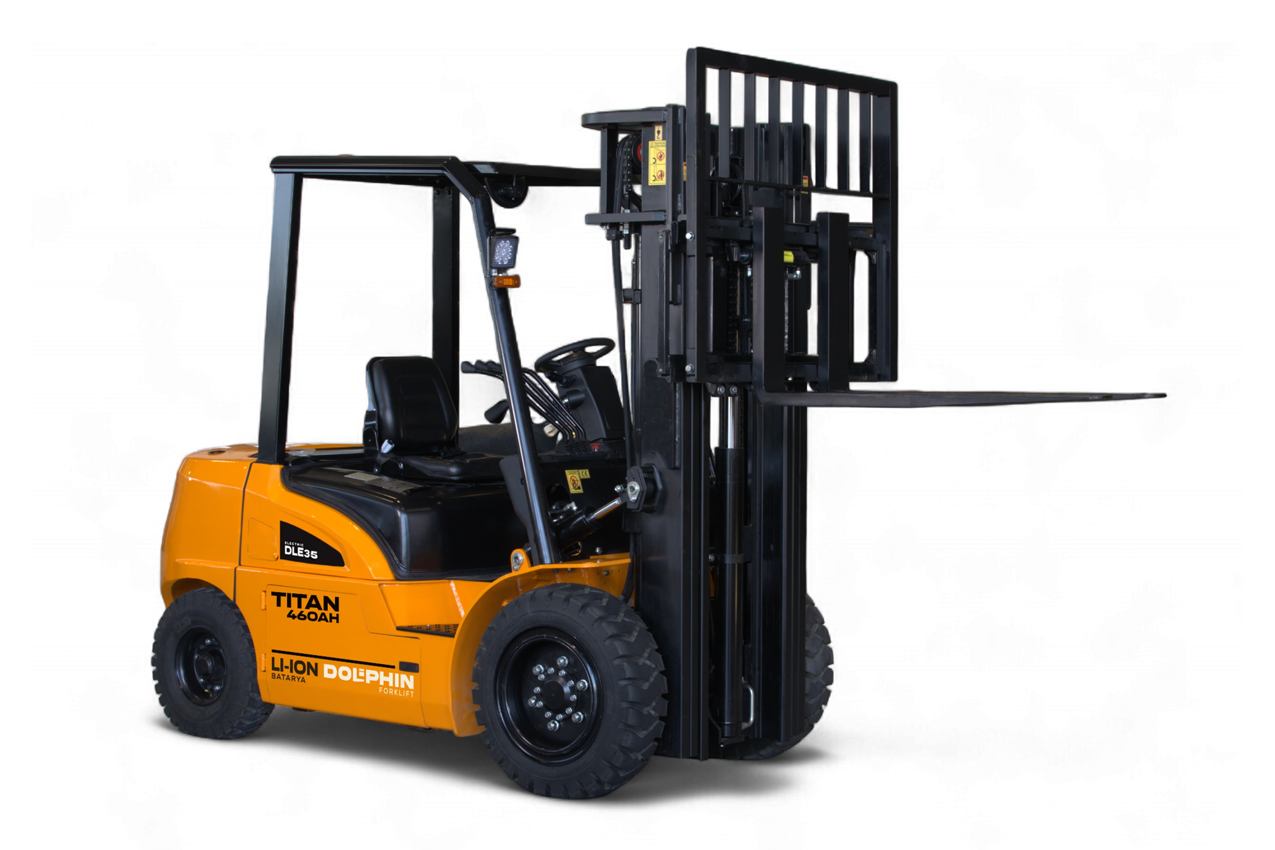 DOLPHIN FORKLIFT TITAN DLE-35 | 3.5 TON ELECTRIC FORKLIFT | 4.7 METER LIFTING HEIGHT | For sale in Aleppo, Syria, imported from Turkey