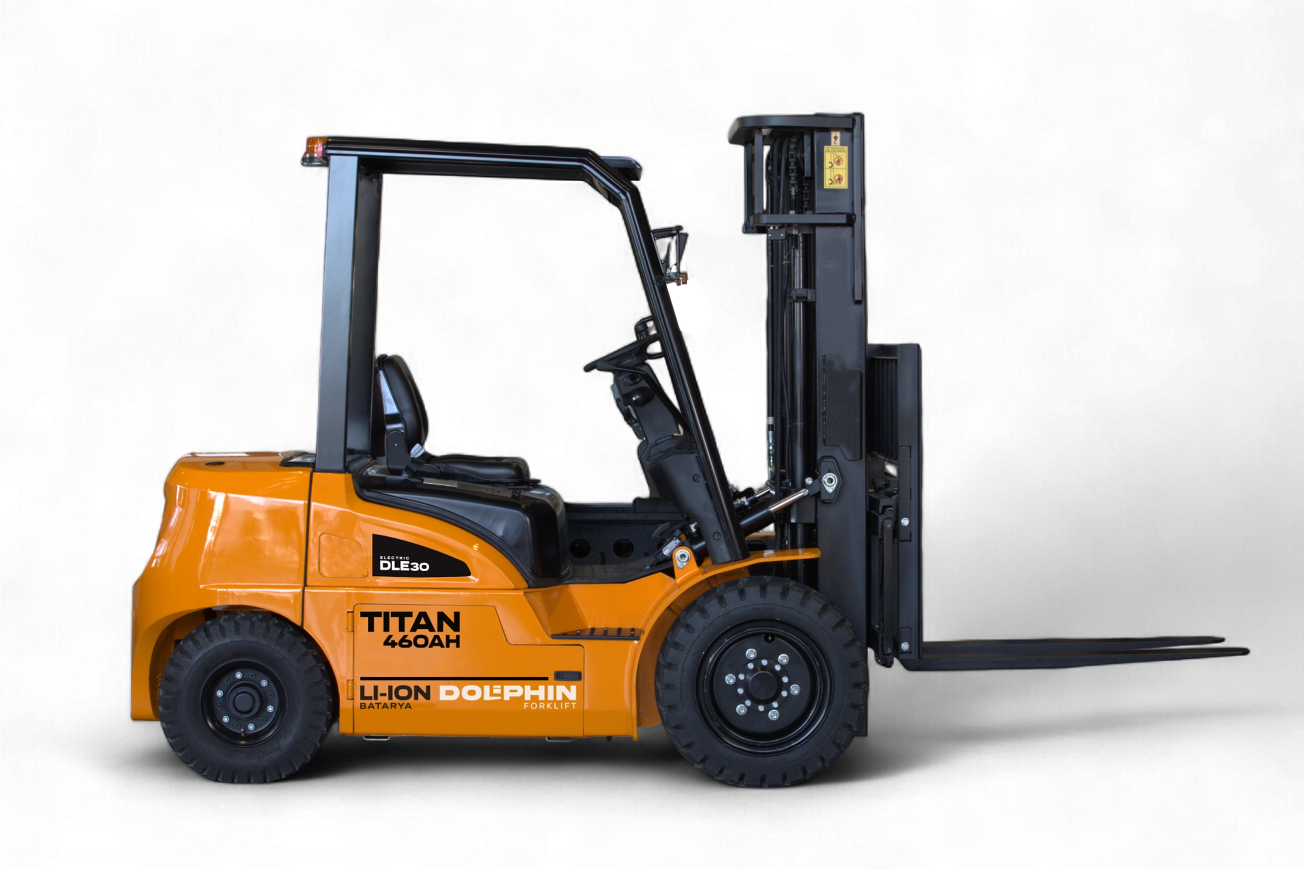 DOLPHIN FORKLIFT TITAN DLE-30-, Height 6m | 3 Ton Electric Forklift | 6 Meter Lift Height | For Sale in Aleppo, Syria (Imported from Turkey)