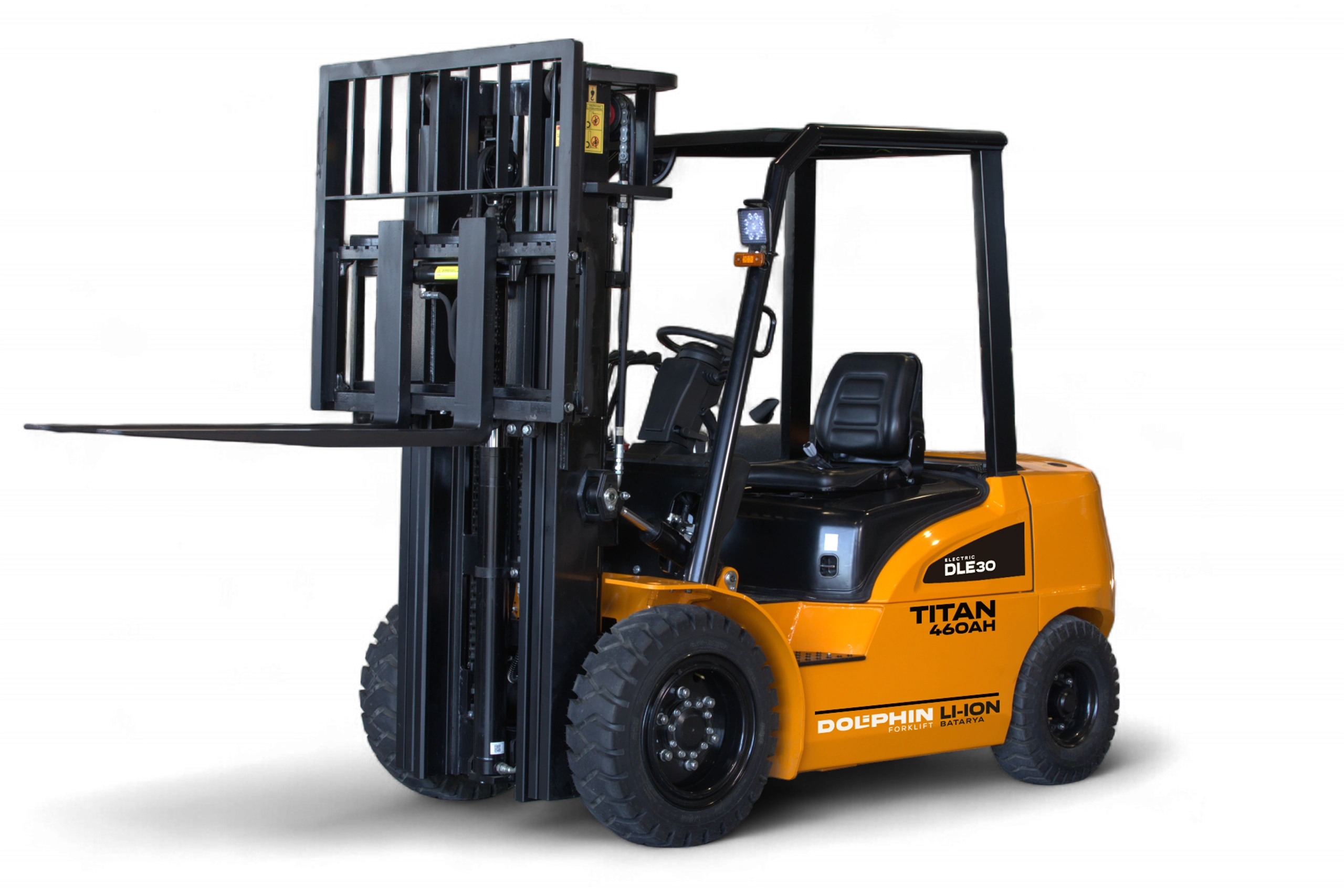 DOLPHIN FORKLIFT TITAN DLE-30-, Height 6m | 3 Ton Electric Forklift | 6 Meter Lift Height | For Sale in Aleppo, Syria (Imported from Turkey)