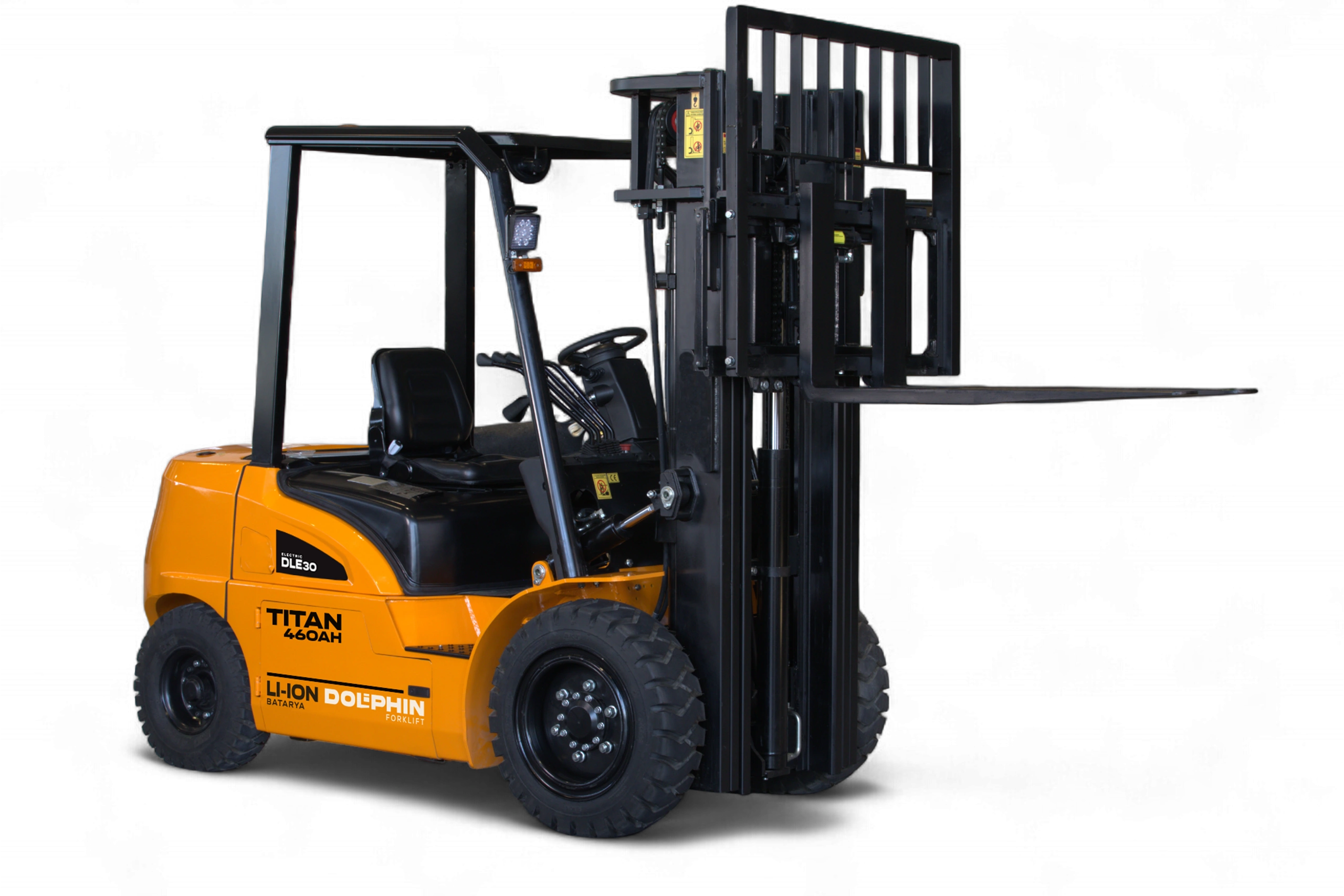 Dolphin Forklift TITAN DLE-30 | 3 Tonluk Elektrikli Forklift | 3.3 Metre, Syria Port