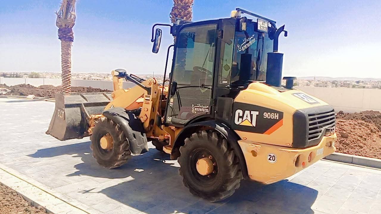 Caterpillar loader for sale in Damascus, Caterpillar 906H model 2008, located in Damascus. The best site for selling trucks and heavy equipment in Syria.