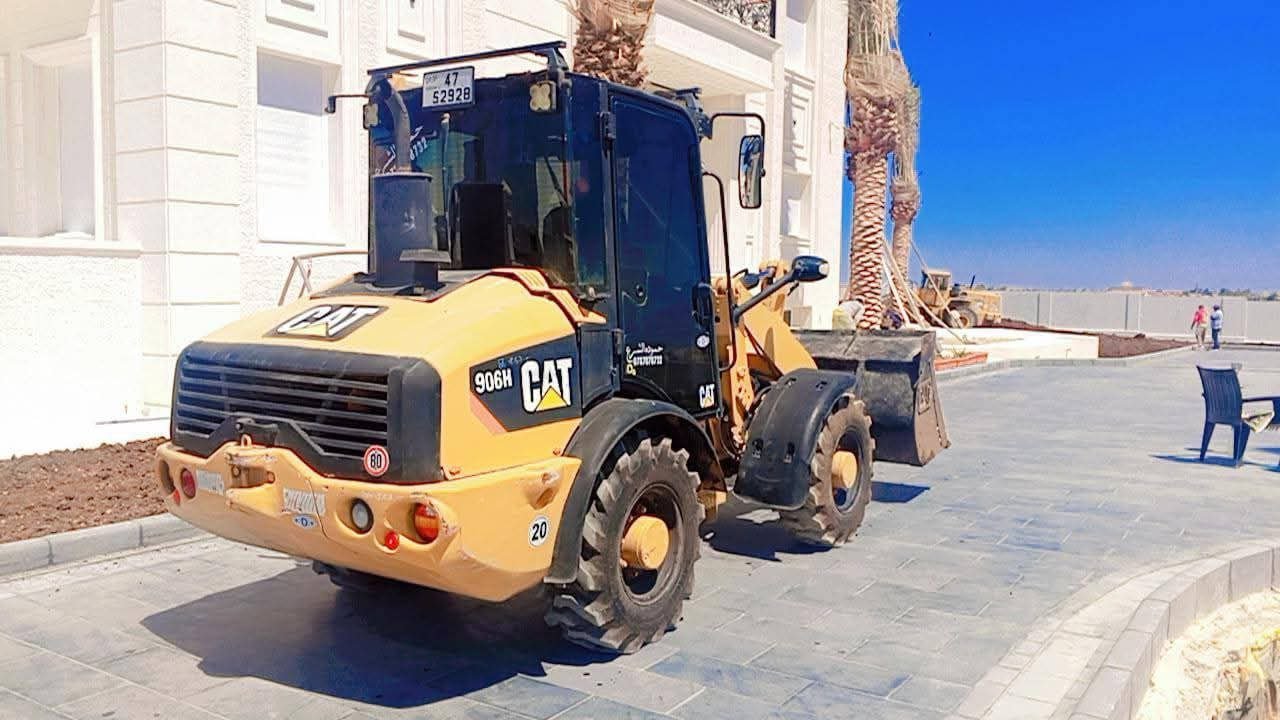 لودر كتربلر للبيع في دمشق, كتربلر 906H موديل 2008 تواجد دمشق, أفضل موقع لبيع الشاحنات والمعدات الثقيلة في سوريا