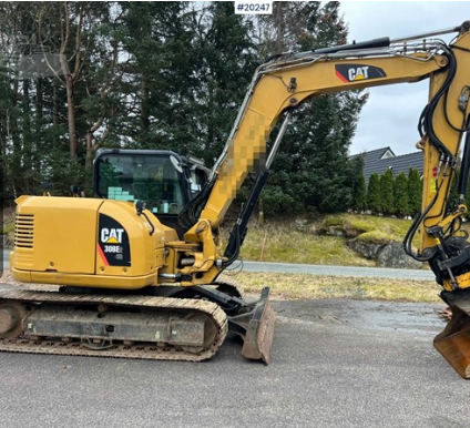 CATERPILLAR Excavator for sale in Homs, CATERPILLAR 308E2, 2016 model, located in Homs, the best site for selling trucks and heavy equipment in Syria