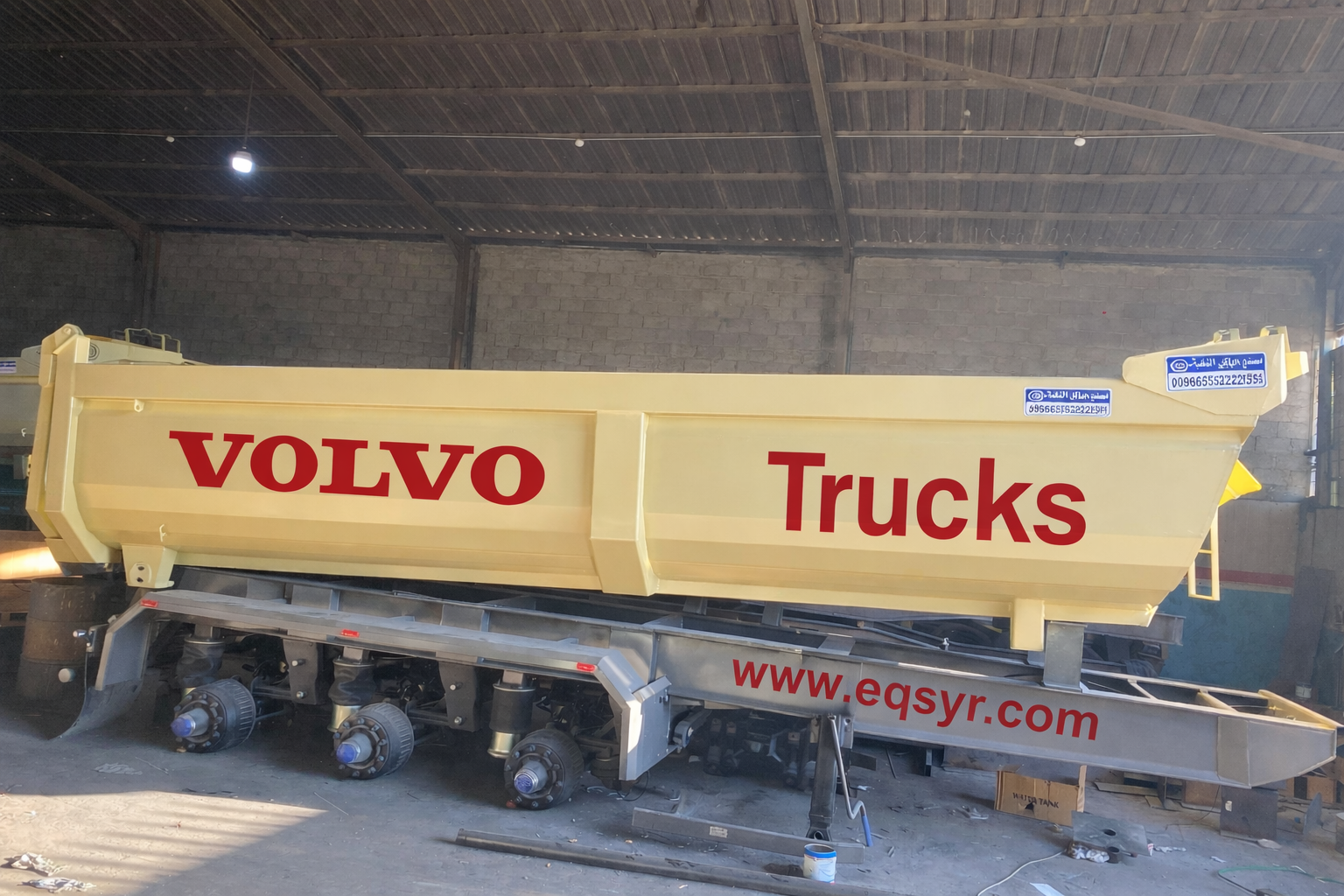 New Arrival, Best Dump Truck Trailers for Sell, Size 24, Available in Damascus Syria
