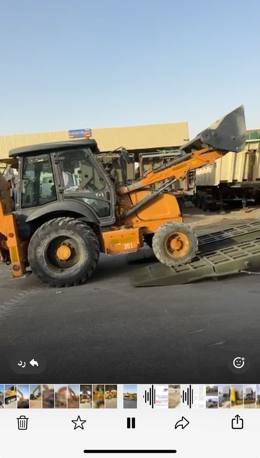 حفار عقرب تركس جي سي بي للبيع في سورية, باكر عقرب نوع 3 سي اكس , موديل 2015, متوفر منه معدتان, يوجد فيديو