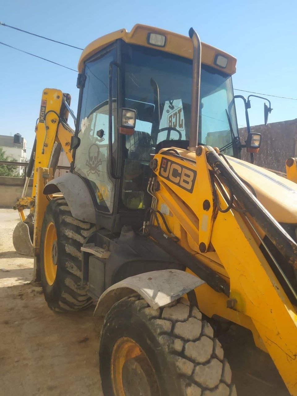 JCB loader for sale in Damascus, JCB 3CX model 2008 imported from Jordan, the best site for selling trucks and heavy equipment in Syria