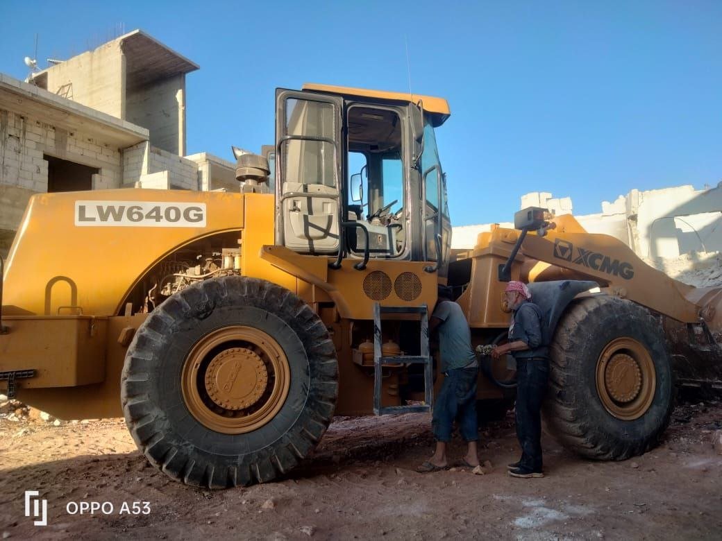XCMG loader for sale in Damascus, XCMG 640 model 2008 available in Damascus, the best site for selling trucks and heavy equipment in Syria