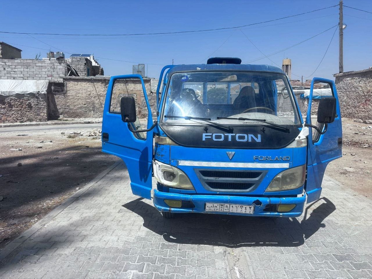 قلاب فوتون للبيع في حلب, فوتون 120 موديل 2011 تواجد حلب, أفضل موقع لبيع الشاحنات والمعدات الثقيلة في سوريا