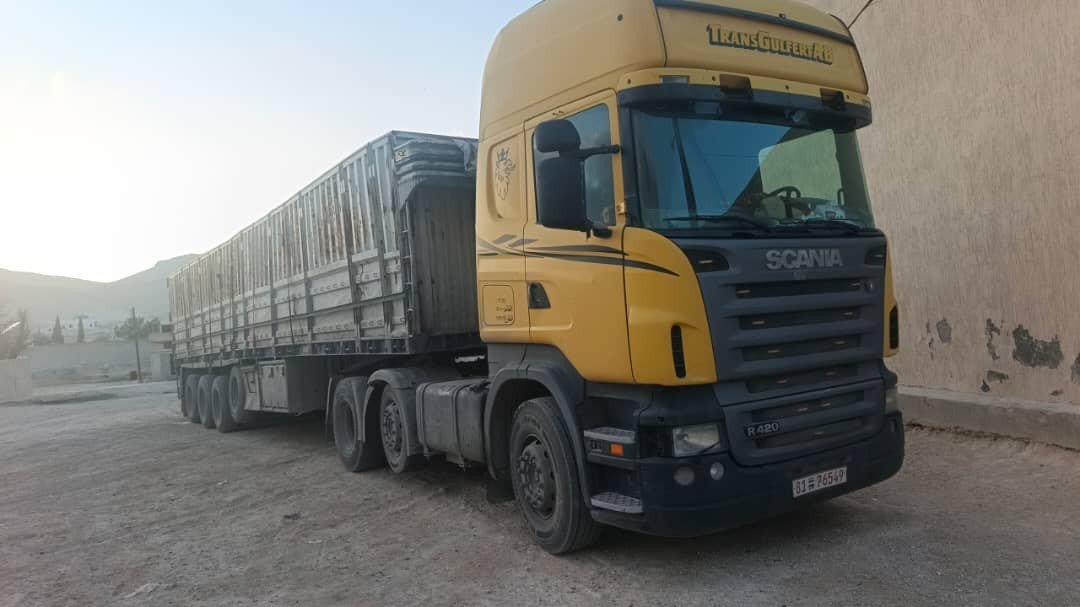 Scania Original 2007 with Cargo Trailer - For Sale in Homs
